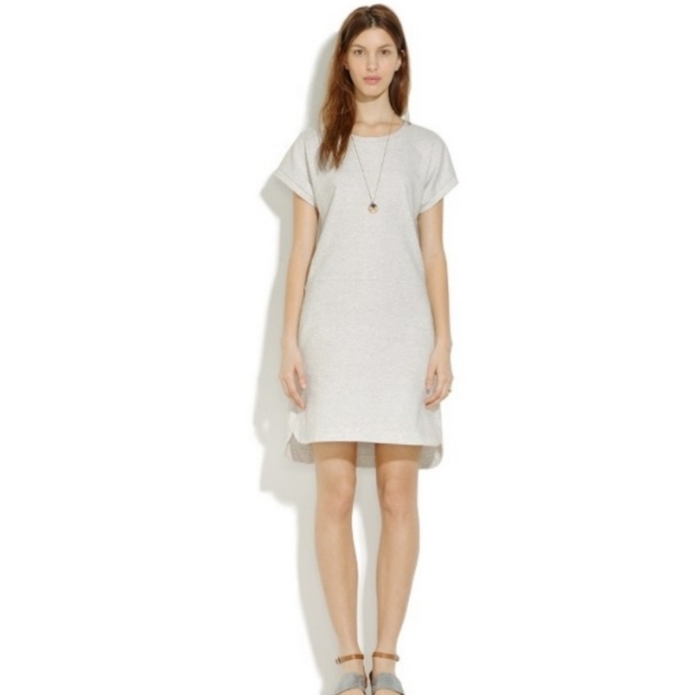 MADEWELL Stitch point Tee Dress in Stripe